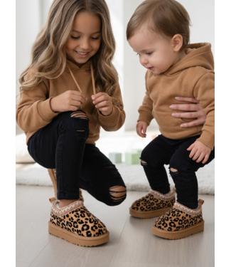 Furry sliders - Leopard