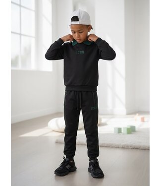 Icon Polo Edition Set – Zwart/Khaki