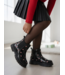 Chelsea Heart Boots - Shiny Zwart