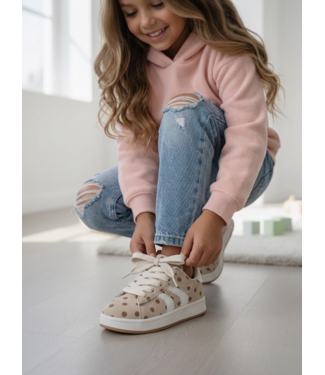 Polka Dots Sneakers - Beige (Verzenddatum 13 Aug)
