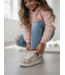 Polka Dots Sneakers - Beige