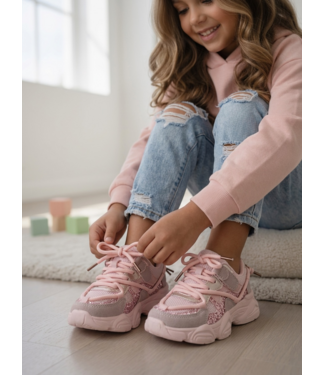 Glitter Sneakers - Roze (Verzenddatum 13 Aug)