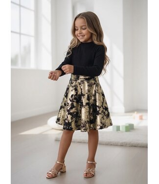 Golden Glam Dress – Black/Gold (Verzenddatum 13 Aug)