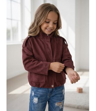 Bordeaux Utility Jacket