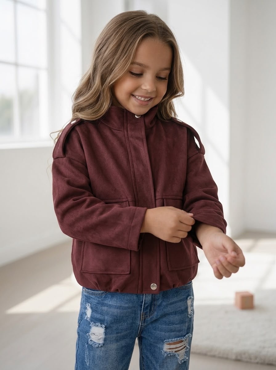 Bordeaux Utility Jacket