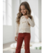 Dirkje  Longsleeve met strikjes - Antique White