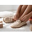 Glam Bow Loafers - Beige