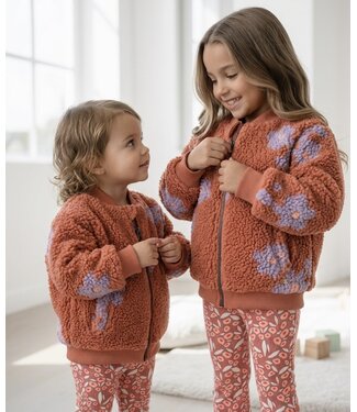 Koko Noko Bloom Teddy Bomber Jacket