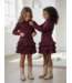Sparkle Ruffle Skirt Set - Bordeaux (Verzenddatum 21 aug)