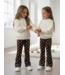 Draakjes en Boefjes Velvet Heart Flared Pants – Marron (Verzenddatum 17 aug)
