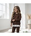Golden Hearts Layered Sweater – Marron