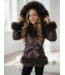 Luxe Fur Leatherlook Winterjas – Marron