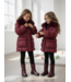 Puffer Winterjas – Bordeaux