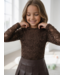 Lace bodystocking - Marron