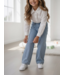 Sparkle Wide Leg Jeans – Blauw