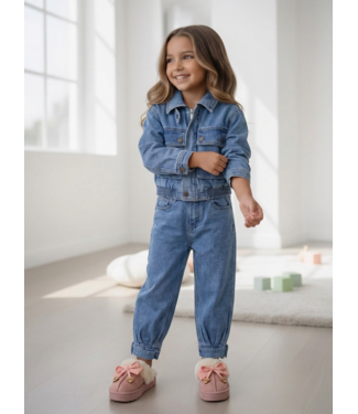 Denim Balloon Set – Blauw