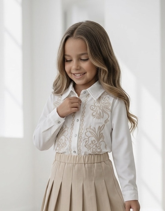 Embroidery Blouse – Wit