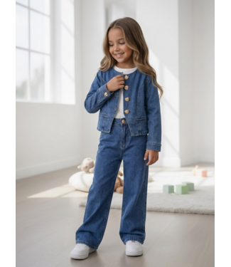 Denim Chic Set – Blauw
