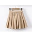 Classic Pleated Skirt – Camel