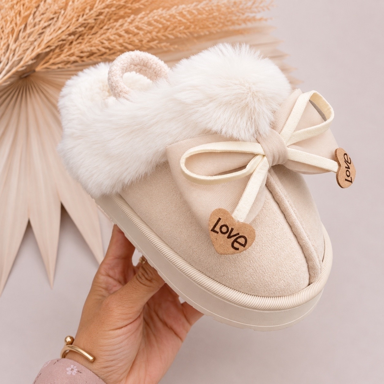 Cozy Love Sliders - Beige