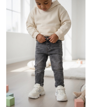 Koko Noko Slim Fit Jeans – Donkergrijs