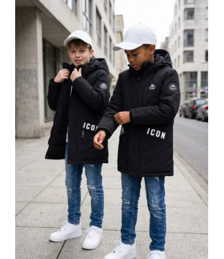 Icon winterjas - Zwart