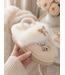Fluffy Charm Sliders – Beige