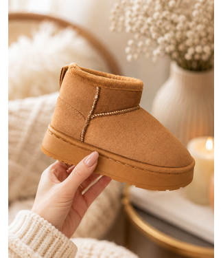 Cozy Winter Boots - Camel