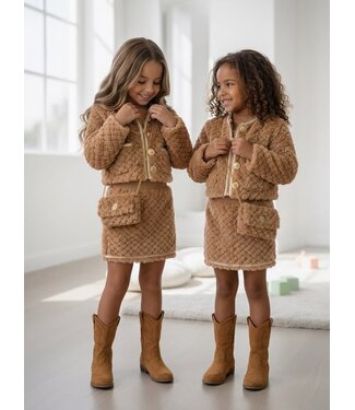 Chanelly Luxe Set met Tasje – Camel