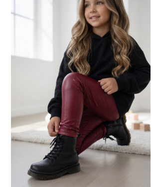 Leatherlook Legging - Bordeaux