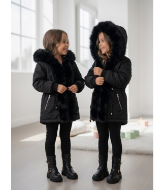 Royal Fur Winterjas – Zwart (Verzenddatum 24 aug)