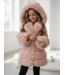 Fur Detail Winterjas – Roze (Verzenddatum 24 aug)
