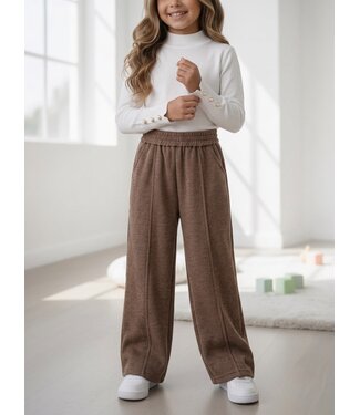 Wide Leg Soft Pants – Marron
