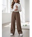 Wide Leg Soft Pants – Marron