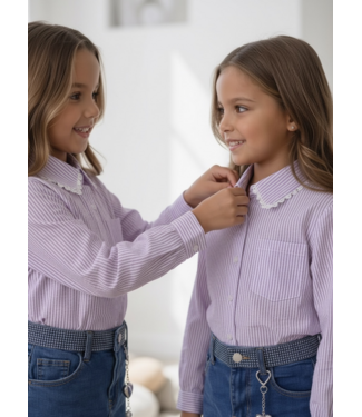 Lace Collar Blouse – Lila