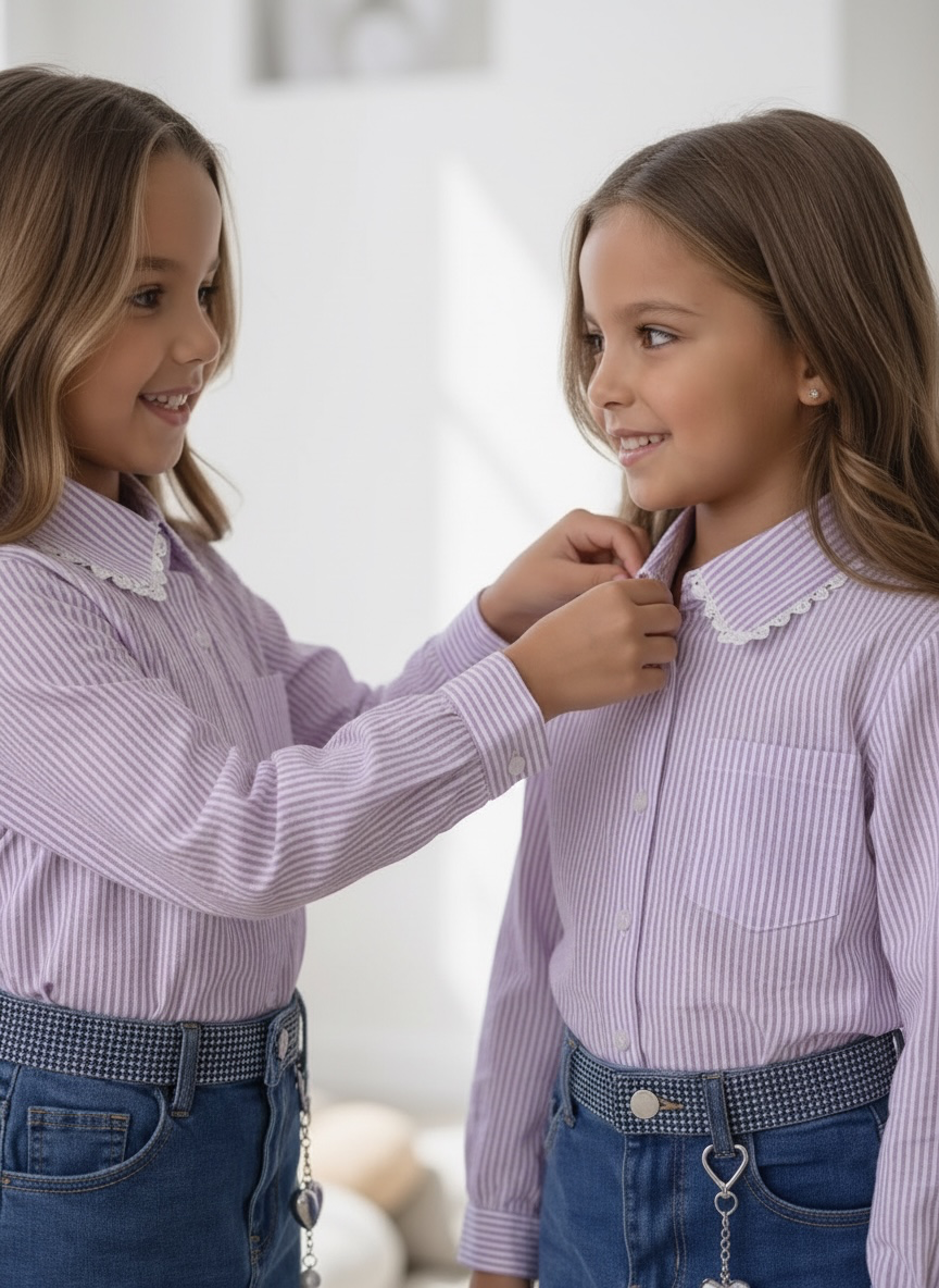 Lace Collar Blouse – Lila