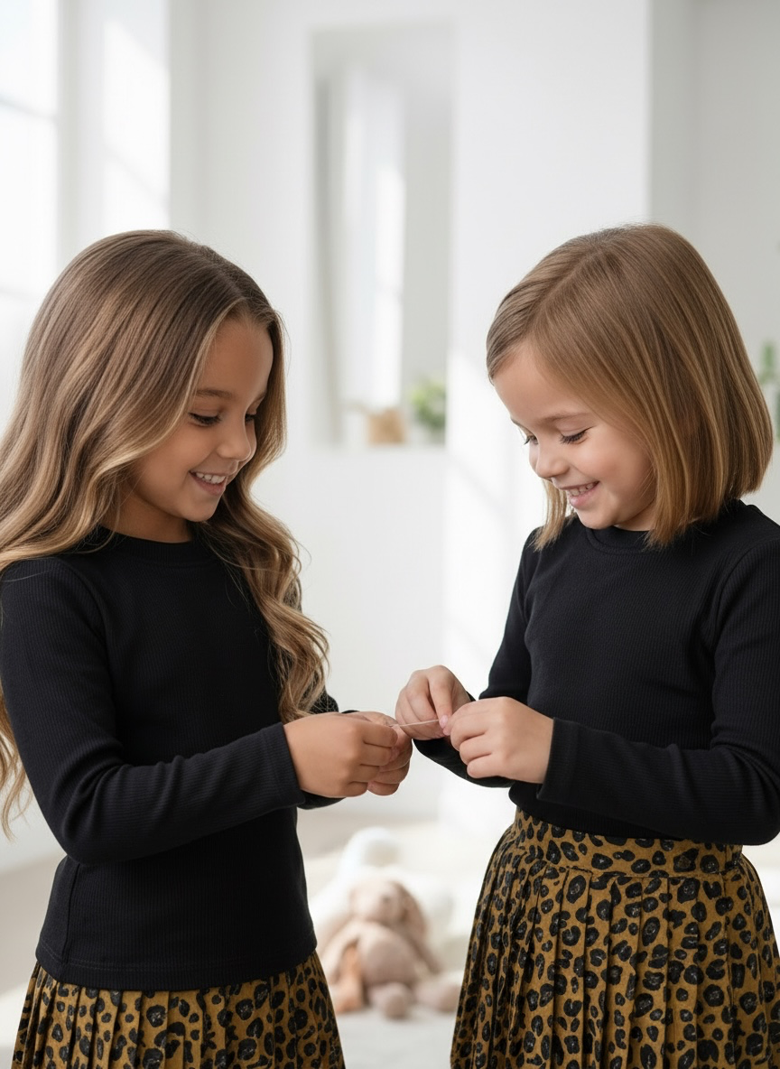 Everyday Rib Top – Zwart
