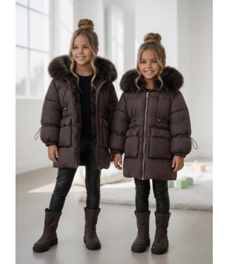 Puffer Winterjas – Marron