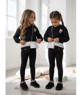 Bow Layered Set – Zwart