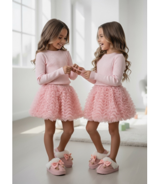 Blush Ruffle Set – Licht Roze