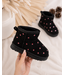 Heart Furry Boots - Zwart (Verzenddatum 27 aug)