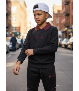 Icon Polo Edition Set – Zwart/Bordeaux