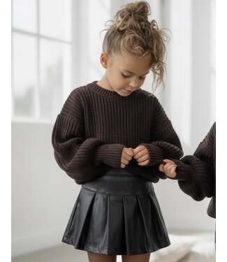 Chunky Knit Sweater – Marron