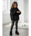 Draakjes en Boefjes Leatherlook Legging - Zwart