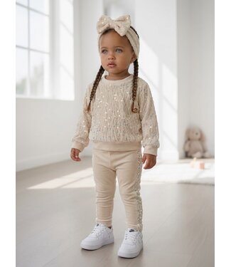 Velvet Sequin Set – Champagne
