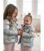 Dirkje  High Shine Puffer Jacket – Silver