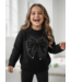 Bow Sparkle Sweater – Zwart (Verzenddatum 31 aug)