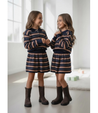 Cocoa Stripe Set – Zwart