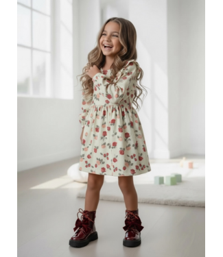 Dirkje  Rose Ruffle Dress – Antique White