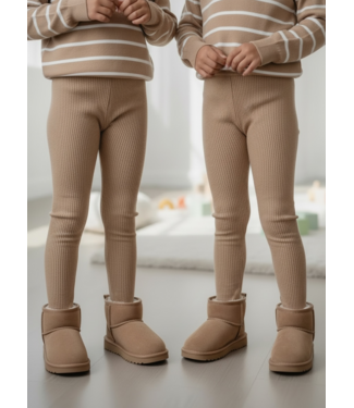 Warm me up legging - Camel (Verzenddatum 3 sept)